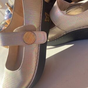 Alegria Paloma Cream Mary Jane Shoes